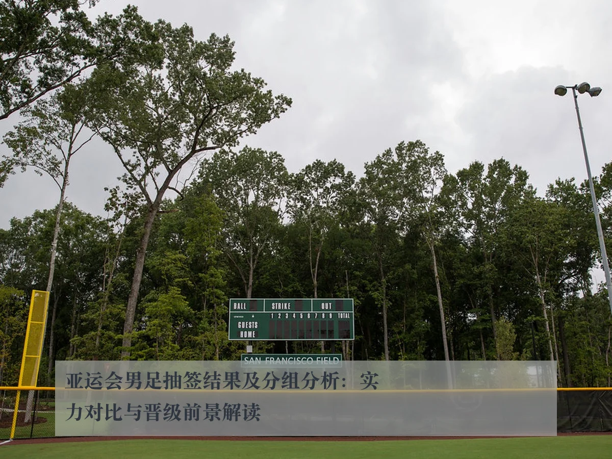 亚运会男足抽签结果及分组分析：实力对比与晋级前景解读